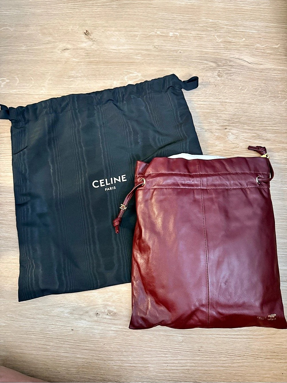 Celine SMALL CRYSTAL POUCH IN LAMBSKIN